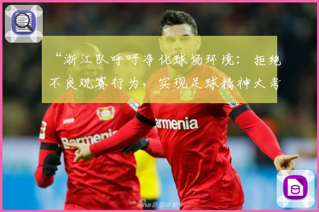 “浙江队呼吁净化球场环境:拒绝不良观赛行为,实现足球精神大考验!”